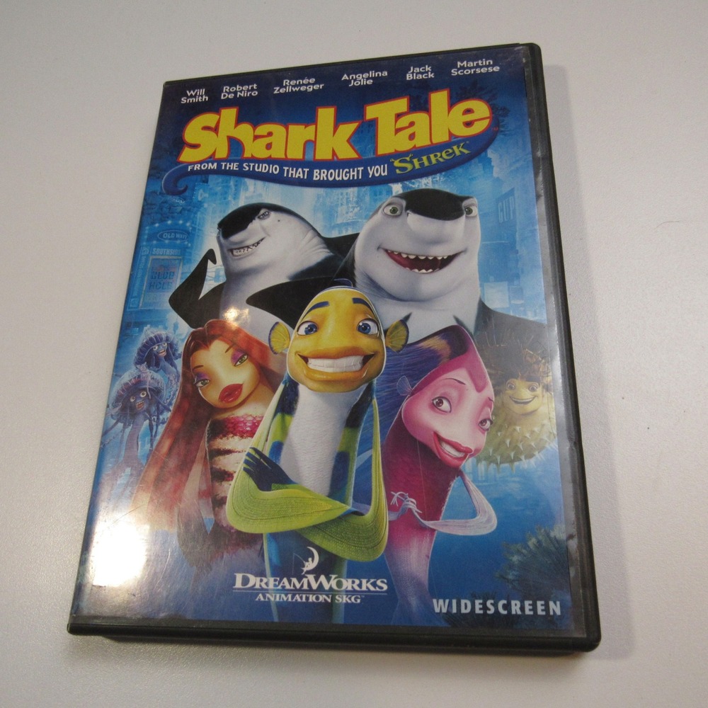 Shark Tale DVD Widescreen Dreamworks Animation Comedy Will Smith‎